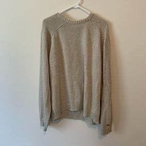 🤩 3 for $20 / Beige Columbia Knit Crewneck Sweater